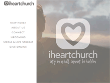 Tablet Screenshot of iheartchurchwv.org